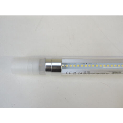 Tube LED T8 27W longueur 1500mm blanc froid 6000K diffuseur transparent 230V (equivalent fluo 58W)