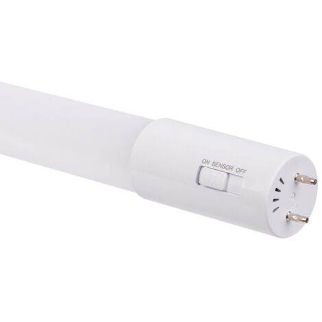 Tube LED T8 60 cm 9W avec détecteur de mouvement micro-ondes - - Blanc Froid