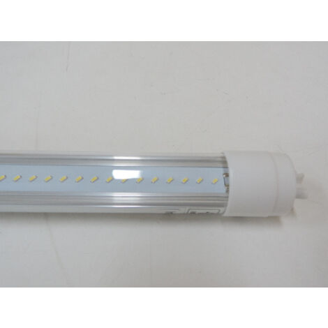 Tube LED T8 9W blanc froid 6000K 1037lm longueur 600mm diffuseur transparent IP20 230V (equivalent fluo 18W)