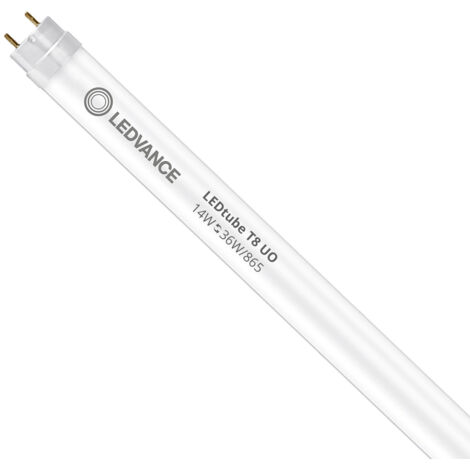 Tube LED T8 G13 120 cm Cristal 14 W 167 lm/W LEDVANCE No Flicker 6500K Blanc froid