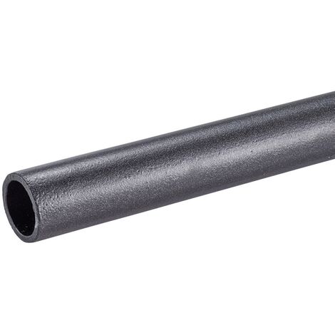 Tube Long. 195 cm pour connecteur d'assemblage Ø 27 mm poudré noir