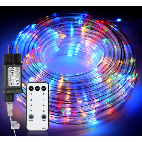 Tube lumineux LED Party Barre lumineuse Tube lumineux IP44 Chaîne lumineuse  multicolore-10m