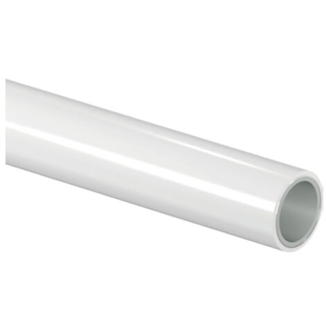 Tube MLC Uponor blanc S Ø63mm x 6,0mm, longueur 5m, Cond. 3 Pièces
