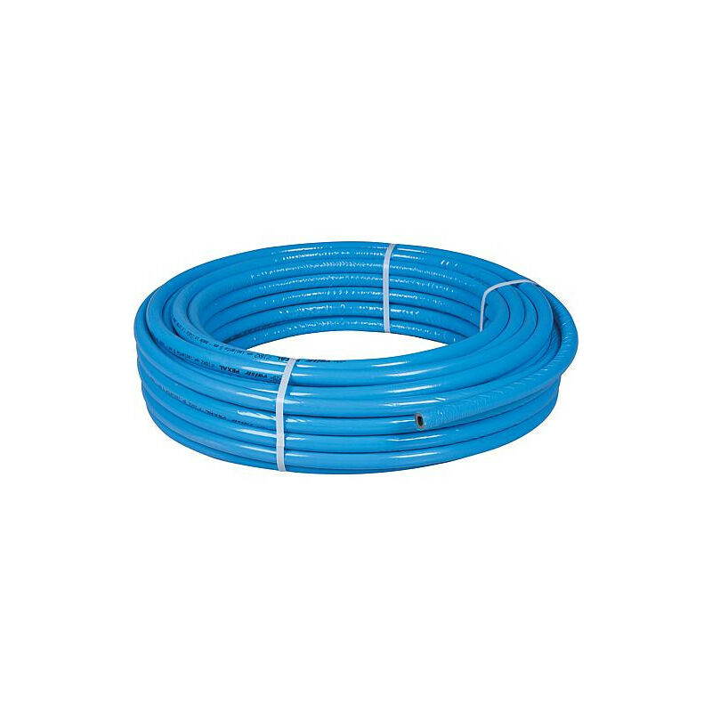 Tube multicouche evenes pexal 20 x 2 mm, couronne de 50 m isolation 6mm - bleu