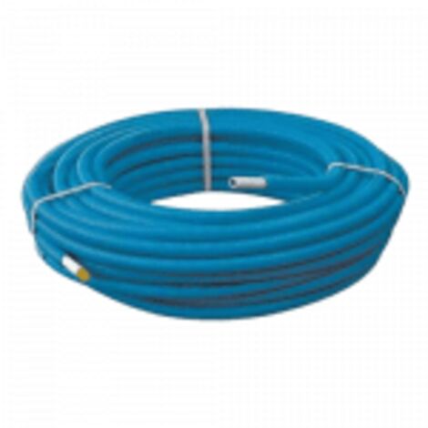 Tube multicouche gainé - Ø20 x 2mm - Couronne de 50m - Bleu - NF - 2303-20-50 - Fixoconnect - Ayor