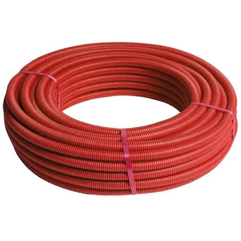 Tube Multicouche MULTIPEX Pré-Gainé Ø20x2,0 Rouge - 50 mètres