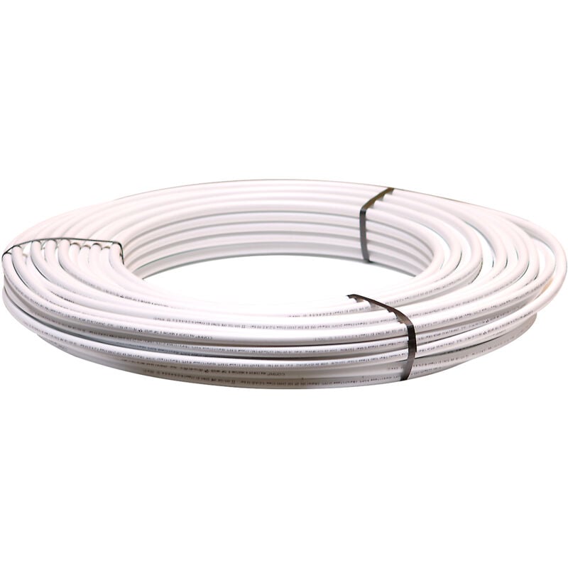 Comap - Tube multicouche non gainé blanc - Multiskin4 L.100 m - diamètre20