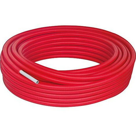 Tube Multicouche PE-RT gaine rouge, 16 X 2 mm Rouleau de 50 metres
