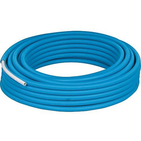 Tube multicouche PEXAL 20x2mm, rouleau de 50m dans tube de protection bleu