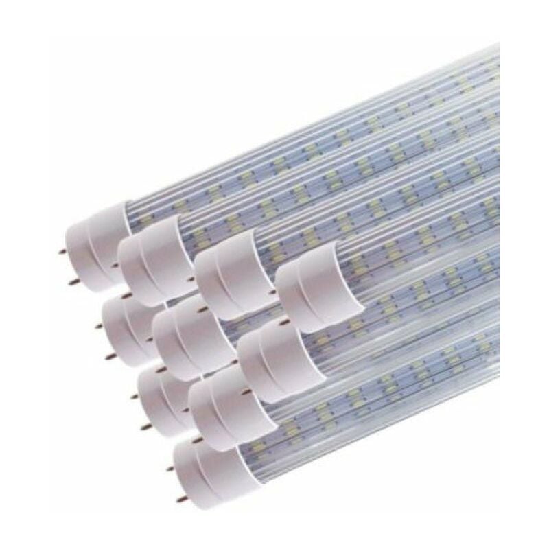 Silamp - Tube Néon led 120cm T8 20W (Pack de 10) - Blanc Neutre 4000K - 5500K