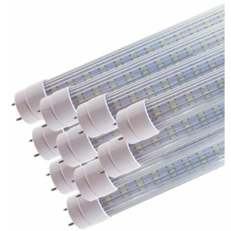 Tube Néon LED 120cm T8 20W (Pack de 10) - Blanc Froid 6000K - 8000K - SILAMP