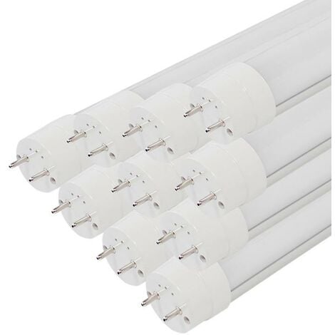 Tube Néon LED 120cm T8 36W (Pack de 10) - Blanc Froid 6000K - 8000K - SILAMP