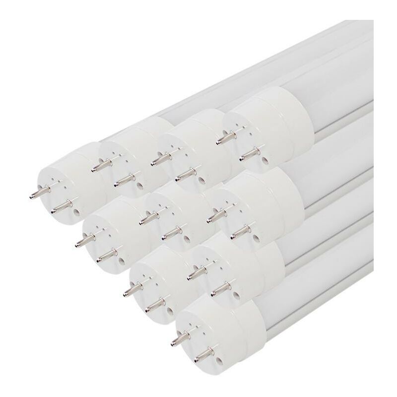 Silamp - Tube Néon led 120cm T8 36W (Pack de 10) - Blanc Neutre 4000K - 5500K
