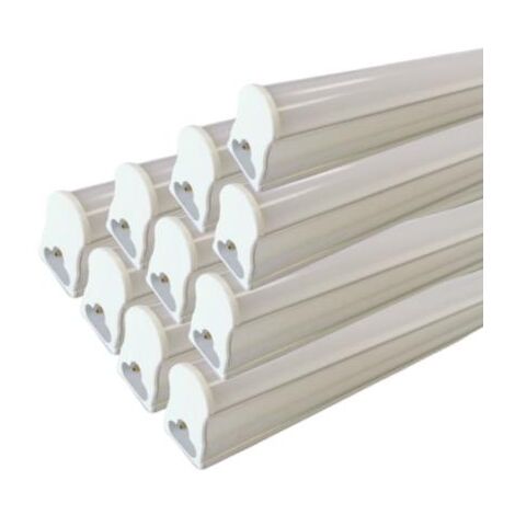Tube néon LED 60cm T5 9W - Pack de 10 / Blanc Chaud  - SILUMEN