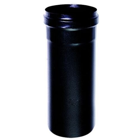 MBM Tube noir a granules element telescopique DN 80 emaille peint 600 degres poele a granules tube noir CE Made in Italy