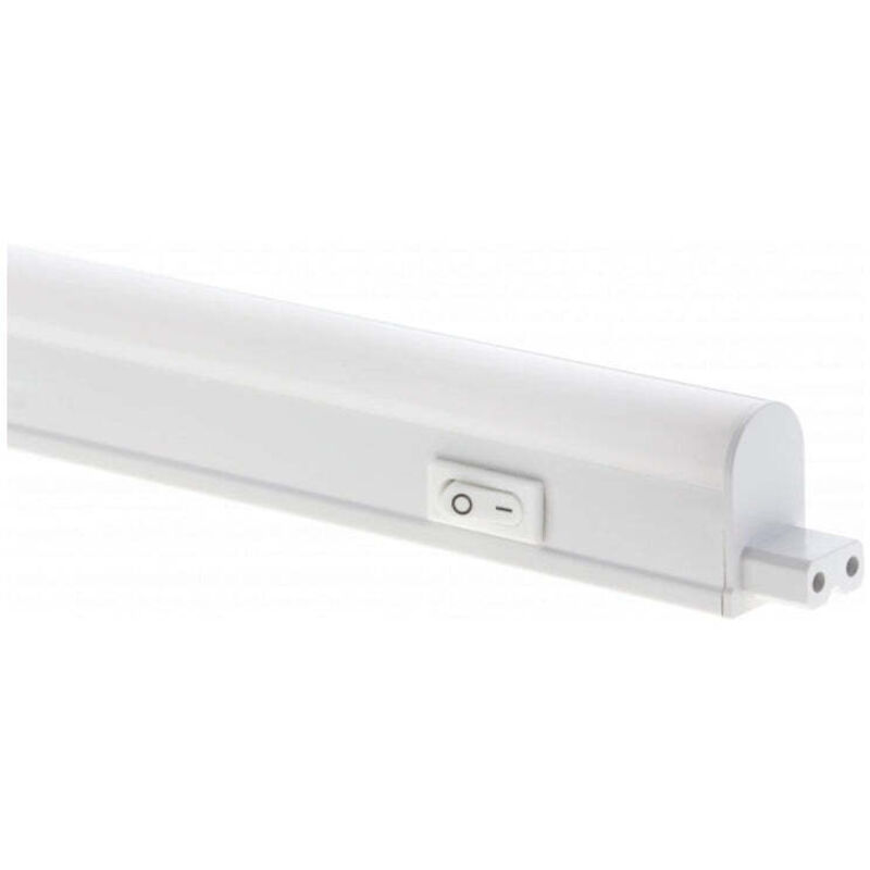 Silumen - Tube Néon led T5 60cm 6.5W 2 Têtes - Blanc Froid / Avec interrupteur