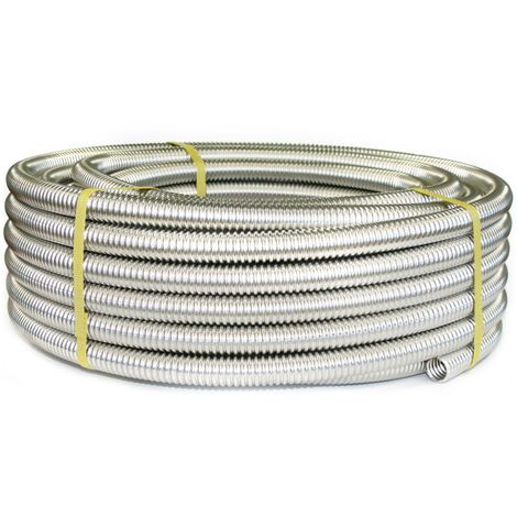 Tube ondulé acier inoxydable CSS304 Stahlmann DN15, recuit