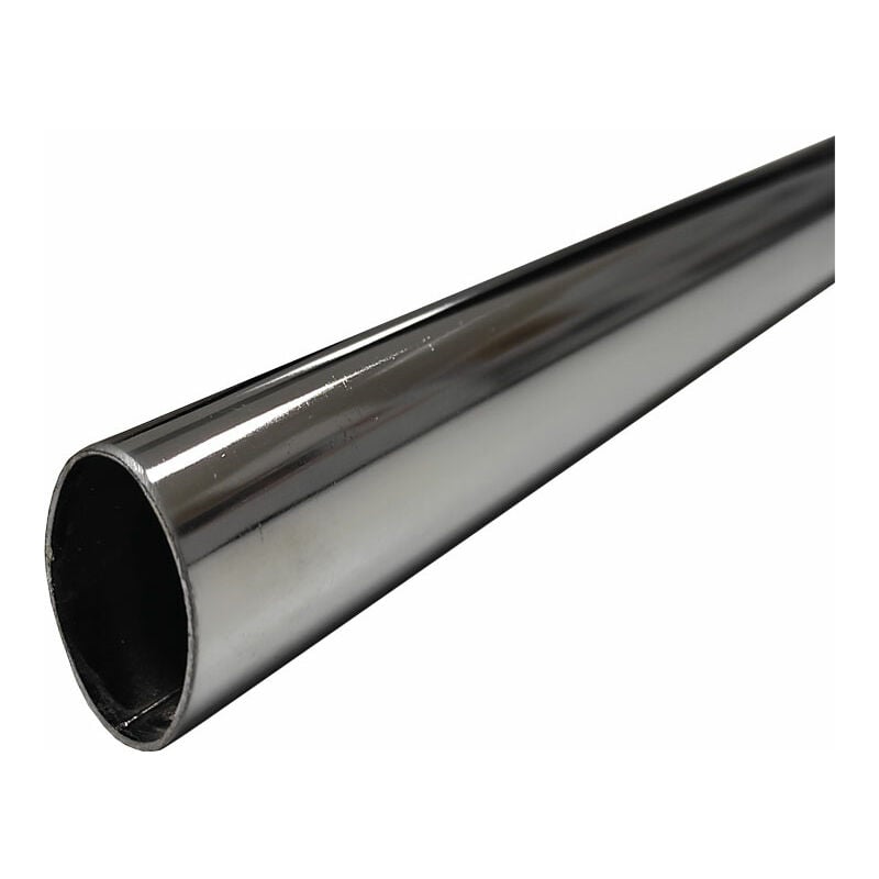 Element System - Tube ovale chromé - Longueur : 800 mm