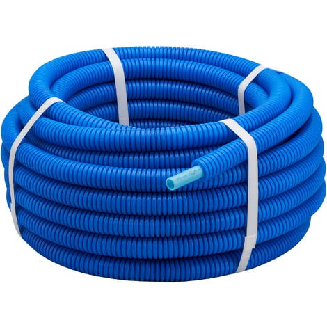 Tube PER gainé bleu  NOYON & THIEBAULT Ø20 - 15 mètres