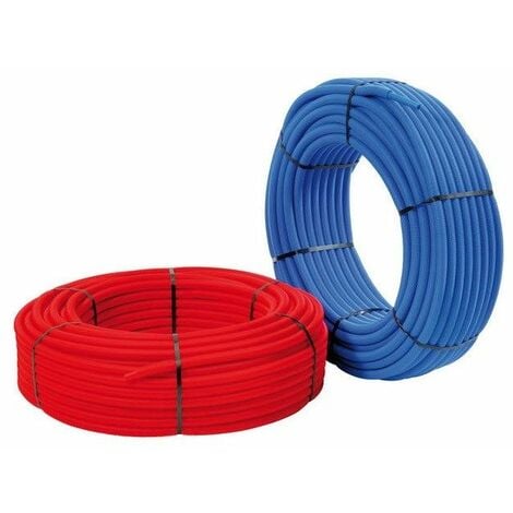 TUBE PER pré-gainé - Ø13x16mm - rouge - longueur 100ml