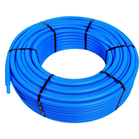Gaine tressée électrique extensible bleu diamètre 6 à 14mm longueur 5  mètres - Discount AutoSport