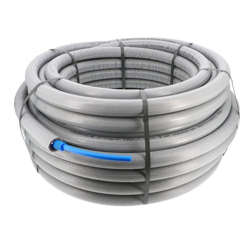 Tube per prégainé pré-isolé - ø 16 x 20 - couleur de la gaine : Bleue - Lg de la couronne : 50 mètres