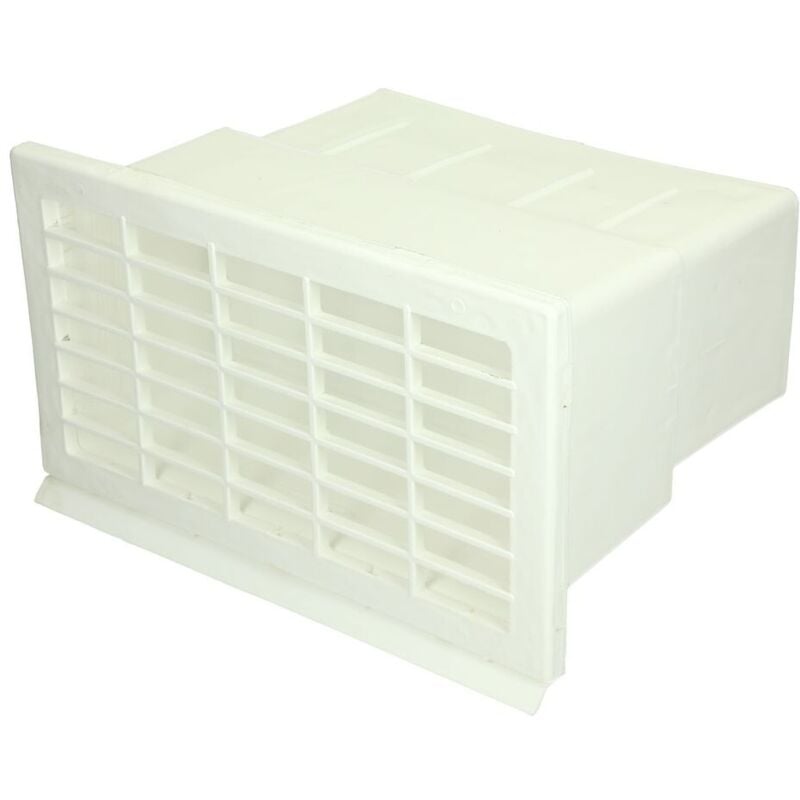 Le Sanitaire - Tube plat 150 Upmann conduit ventilation grille extérieure avec clapet de retenue