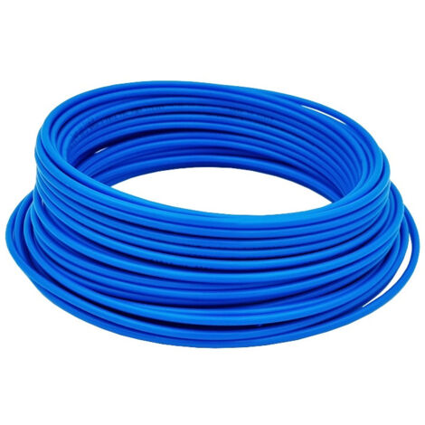 Tube polyamide Nuair 2170 PA 12 bleu 100m 8x10mm