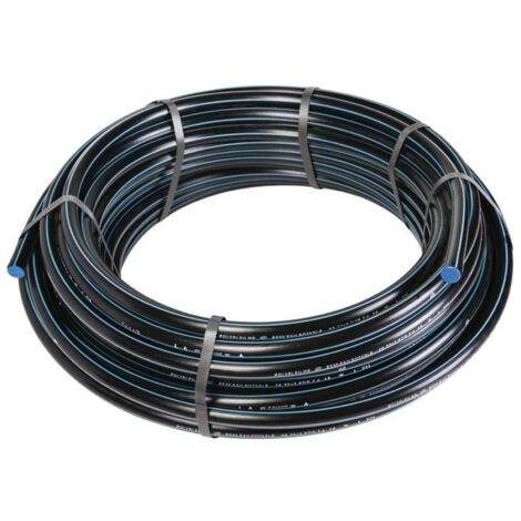 Tube polyéthyl bleu - Longueur: 50m - Diamètre: 32 mm