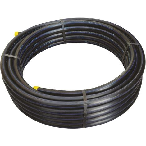 AYOR Tube polyéthylène NF bandes bleues Ø25 Couronne 25m