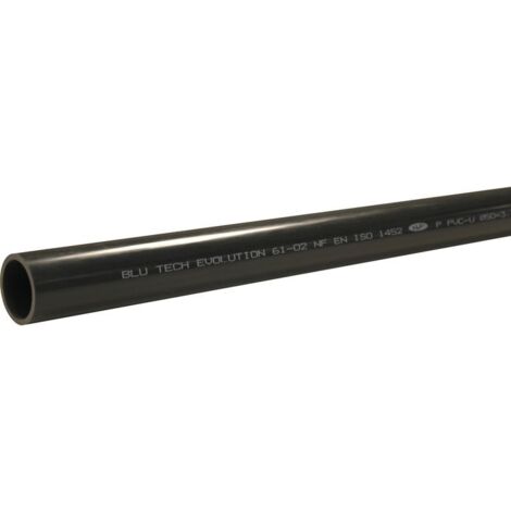 Tube PVC pression - Interplast - L.2m - diamètre 63 mm