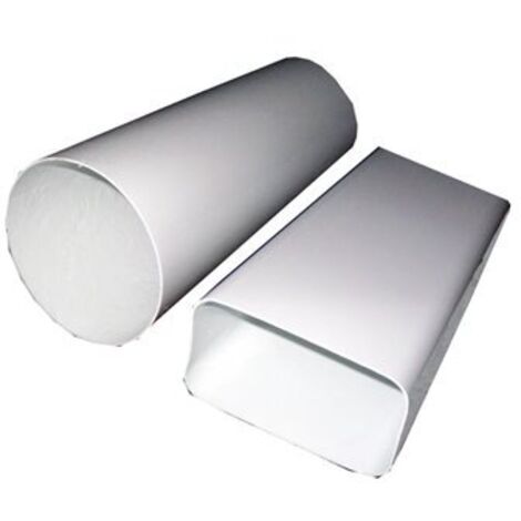 Tube PVC Rond Blanc 1,5 m Diamètre 100 mm Sortie Gaz 0605