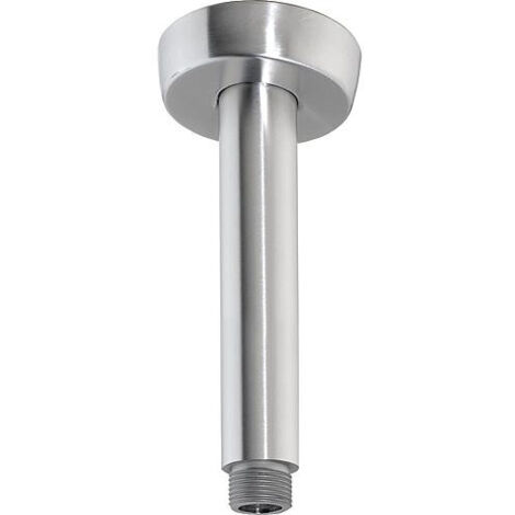 tube raccord plafond tete de douche L : 100mm inox inox brossé