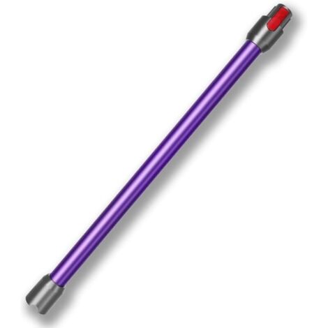 Tube Rallonge Compatible avec Dyson V7 V8 V10 V11 V15 – Baguette d’Extension 72cm en Aluminium, Accessoire à Dégagement Rapide pour Aspirateur Sans Fil – Violet