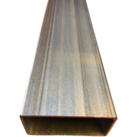 Tube rectangle acier galvanisé 80x40x2 mm - Longueur 280 cms