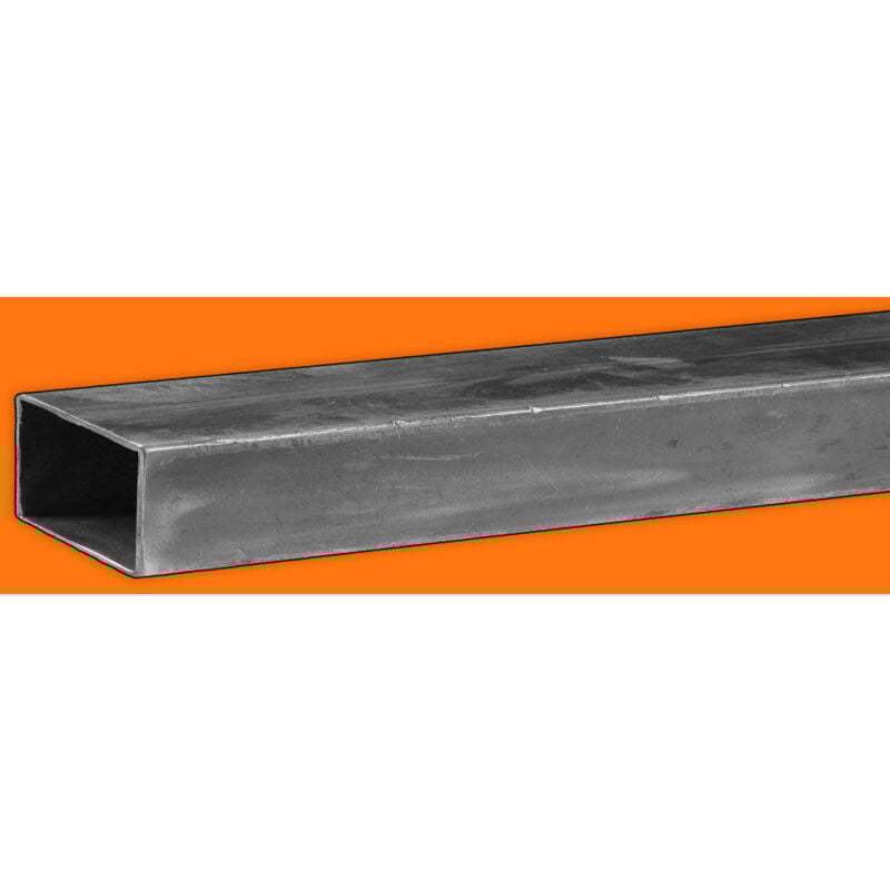 Tube rectangle en acier - 60x40mm et 2mm d'épaisseur - Longueur de 1M80 (180cm).