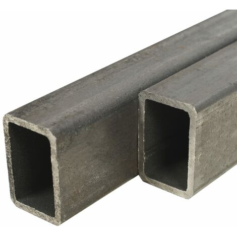 Tube Rectangle Acier 50x30x2 Mm - Longueur Au Choix De 100 à 300 Cm - Acier S235 Brut, Non étanche - 8