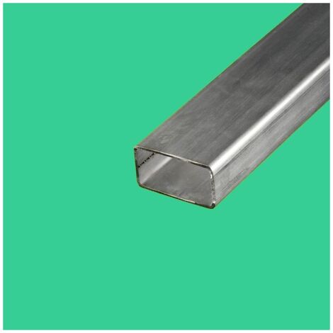 Tube rectangulaire inox 60x30 Longueur - 0.5 mètre