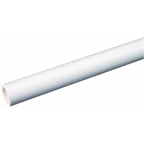 Tube rigide condensat 2m pvc blanc (X 15) - DIFF