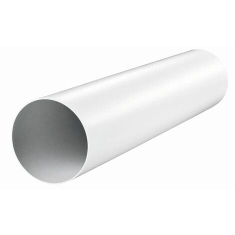 Tube rond 125 mm pour conduit de ventilation 500 mm