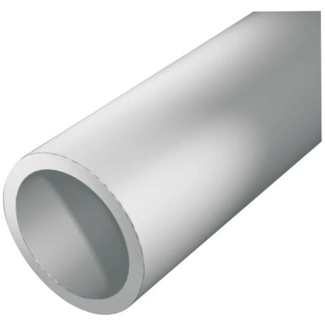 Tube rond alu 1000/8x1mm argent