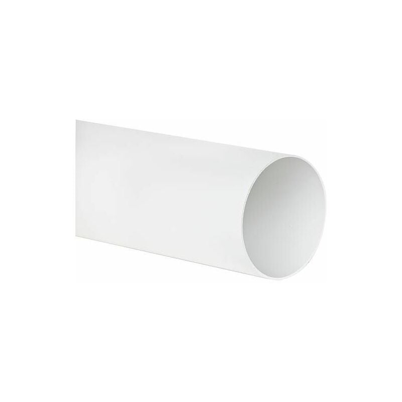 Tube rond dn 150 , 0,5 m blanc