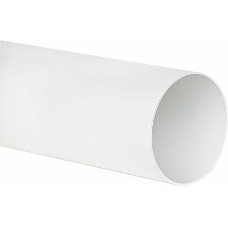 UPMANN Tube rond DN 125, 0,5 m blanc