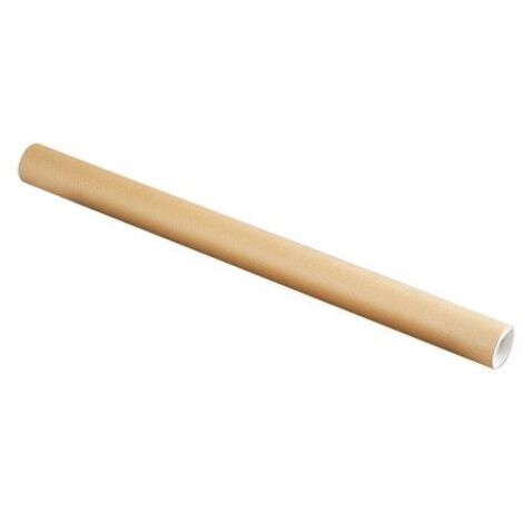 Tube rond en carton Ø 50 mm x L 64 cm - Boîte de 50 - Lot de 50 - Maxiburo