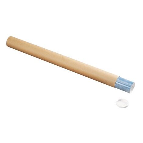 Tube rond en carton Ø 60 mm x L 64 cm - Boîte de 50 - Lot de 50 - Maxiburo