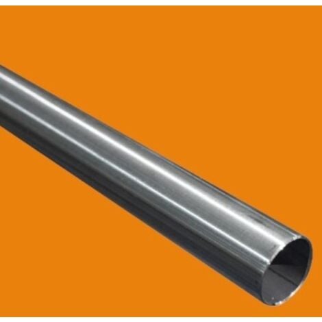 Tube rond inox 304/304L au mètre - 1 metre, Dimension - 17,2 mm, Epaisseur 1,6 mm