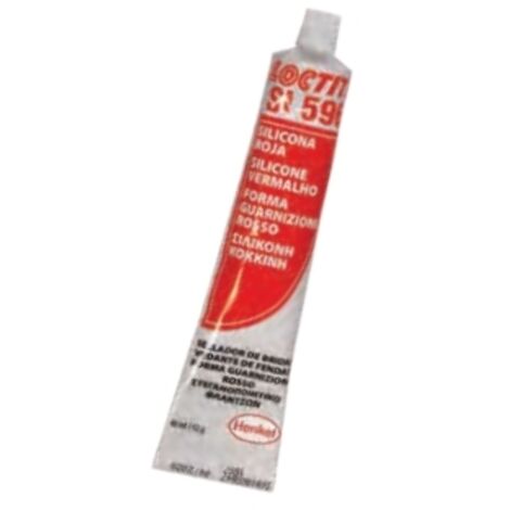 Tube silicone autonivelant 80ml LOCTITE 596 forme des joints couleur rouge