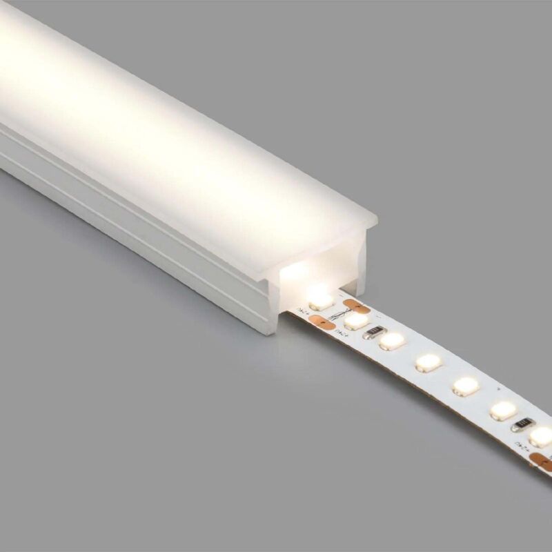 Efectoled - Profilé Néon sflex 25x14 Courbe Verticale pour Rubans led IP20 jusqu'à 15 mm 10 m