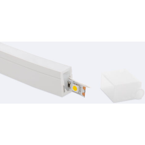 Tube Silicone LED Flex Encastré pour Ruban jusqu'à 10 mm EL1220  20m
