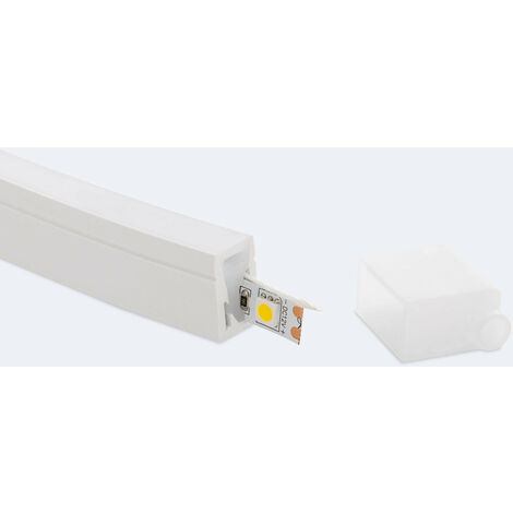Tube Silicone LED Flex Encastré pour Ruban jusqu'à 10 mm EL1220  2m